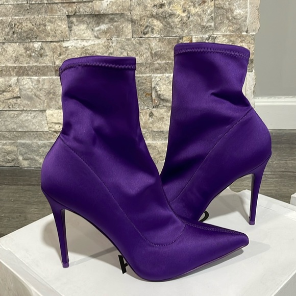 Ankle boots purple - Picture 1 of 4